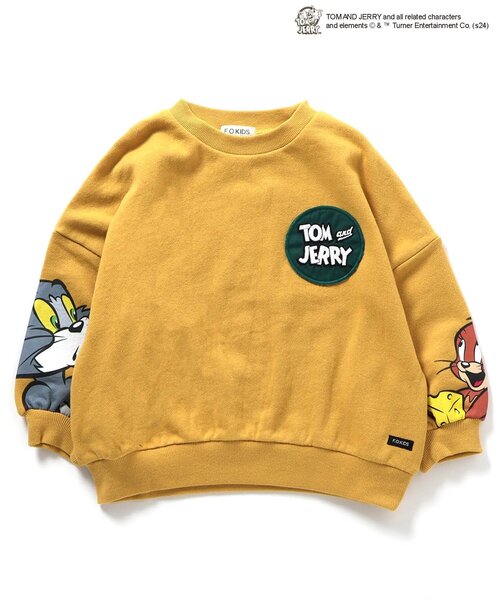 Tom＆Jerry（トムアンドジェリー）の「トムとジェリーコラボ　トレーナー（スウェット・キッズ・アイボリー/チャコール/イエロー/パープル・80/90/100/110/120/130/140）」の18枚目の写真