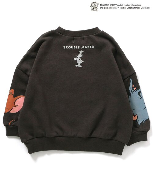 Tom＆Jerry（トムアンドジェリー）の「トムとジェリーコラボ　トレーナー（スウェット・キッズ・アイボリー/チャコール/イエロー/パープル・80/90/100/110/120/130/140）」の19枚目の写真