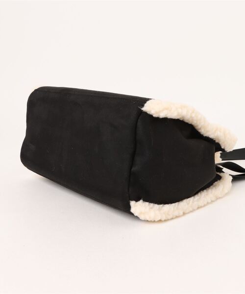 GYDA（ジェイダ）の「【GYDA/ジェイダ】 FAKE MOUTON SERIES フェイクムートンバッグ（ハンドバッグ・レディース・キャメル/ブラック・FREE）」の4枚目の写真