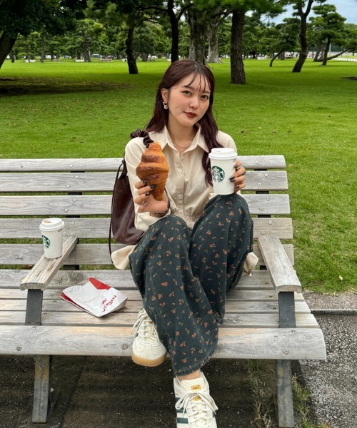 efill（エフィル）の「ウエストマーク ブラウス シャツ（シャツ/ブラウス・レディース・ベージュ・FREE）」の14枚目の写真