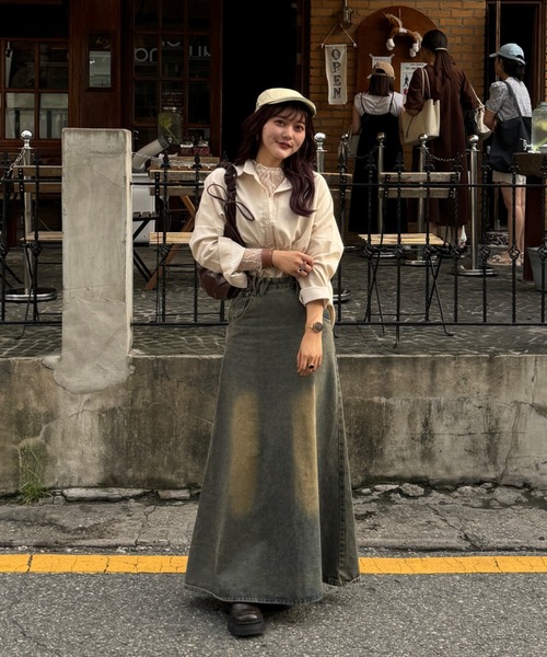 efill（エフィル）の「ウエストマーク ブラウス シャツ（シャツ/ブラウス・レディース・ベージュ・FREE）」の18枚目の写真