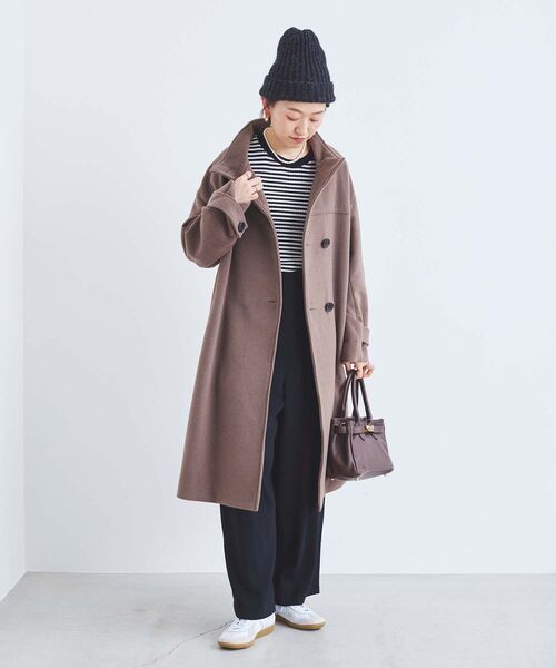 le.coeur blanc（ルクールブラン）の「コンパクトリブニット（ニット/セーター・レディース・グレー/ホワイト系その他/ベージュ・38）」の8枚目の写真