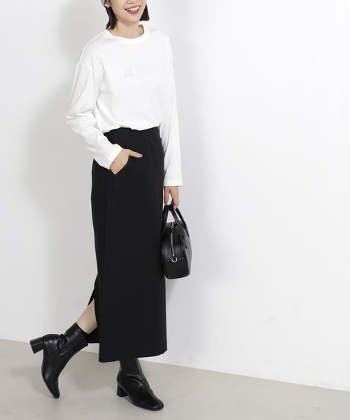 FOUND GOOD（ファウンドグッド）の「シシュウ&ハクプリントT/LS（Tシャツ/カットソー・レディース・ブラック/アイボリー/ホワイト系7/グレー系8・S/M/L）」の20枚目の写真