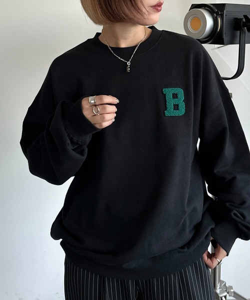 apres jour mignon（アプレジュールミニョン）の「アソートスウェット【ZOZOTOWN限定アイテム】（Tシャツ/カットソー・レディース・ブラック/ブラック系その他/マスタード/ダークブラウン/ベージュ系その他/ナチュラル・フリー/X-LARGE）」の2枚目の写真