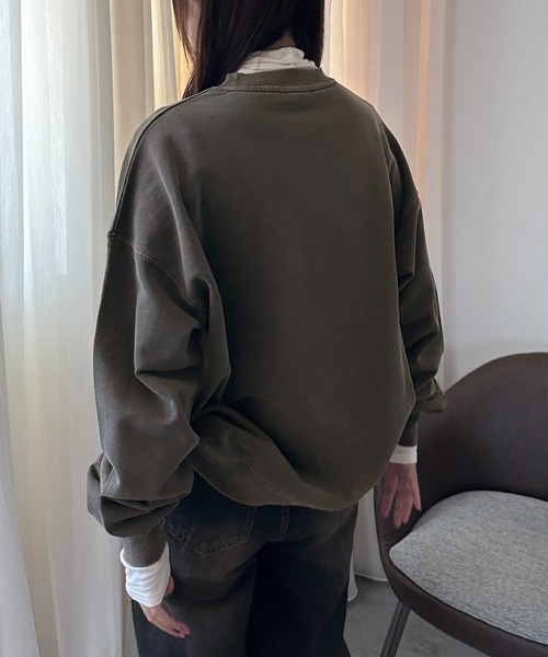 apres jour mignon（アプレジュールミニョン）の「アソートスウェット【ZOZOTOWN限定アイテム】（Tシャツ/カットソー・レディース・ブラック/ブラック系その他/マスタード/ダークブラウン/ベージュ系その他/ナチュラル・フリー/X-LARGE）」の21枚目の写真