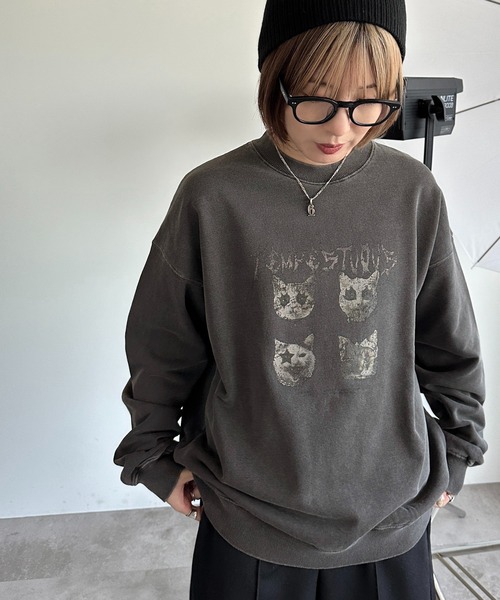 apres jour mignon（アプレジュールミニョン）の「アソートスウェット【ZOZOTOWN限定アイテム】（Tシャツ/カットソー・レディース・ブラック/ブラック系その他/マスタード/ダークブラウン/ベージュ系その他/ナチュラル・フリー/X-LARGE）」の12枚目の写真
