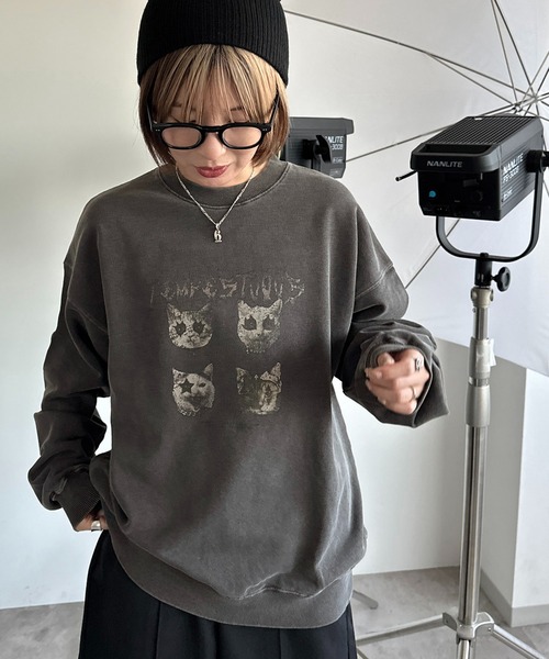 apres jour mignon（アプレジュールミニョン）の「アソートスウェット【ZOZOTOWN限定アイテム】（Tシャツ/カットソー・レディース・ブラック/ブラック系その他/マスタード/ダークブラウン/ベージュ系その他/ナチュラル・フリー/X-LARGE）」の13枚目の写真
