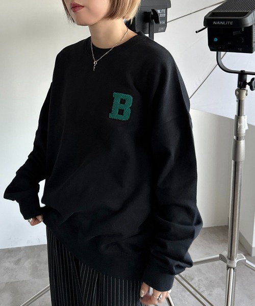 apres jour mignon（アプレジュールミニョン）の「アソートスウェット【ZOZOTOWN限定アイテム】（Tシャツ/カットソー・レディース・ブラック/ブラック系その他/マスタード/ダークブラウン/ベージュ系その他/ナチュラル・フリー/X-LARGE）」の7枚目の写真