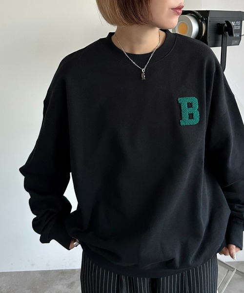 apres jour mignon（アプレジュールミニョン）の「アソートスウェット【ZOZOTOWN限定アイテム】（Tシャツ/カットソー・レディース・ブラック/ブラック系その他/マスタード/ダークブラウン/ベージュ系その他/ナチュラル・フリー/X-LARGE）」の8枚目の写真