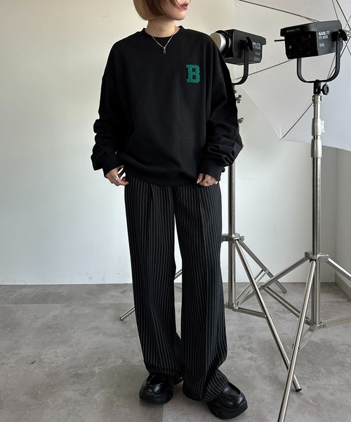 apres jour mignon（アプレジュールミニョン）の「アソートスウェット【ZOZOTOWN限定アイテム】（Tシャツ/カットソー・レディース・ブラック/ブラック系その他/マスタード/ダークブラウン/ベージュ系その他/ナチュラル・フリー/X-LARGE）」の10枚目の写真