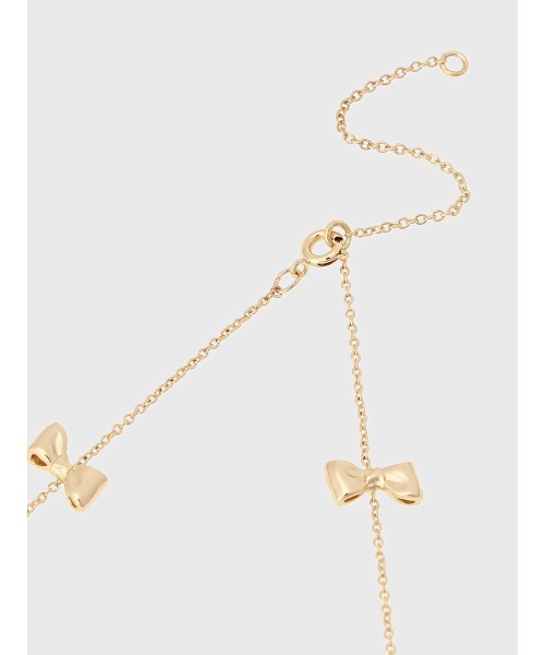 EIMY ISTOIRE(エイミーイストワール)の「ribbon motif skin necklace(ネックレス・レディース・ゴールド・F)」の7枚目の写真