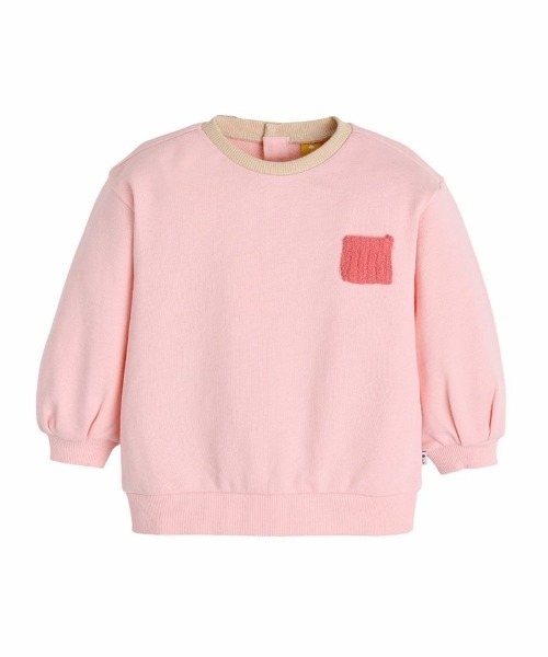 moimoln(モイモルン)の「クリップマスカットツリートップス(スウェット・キッズ・ブラウン/ピンク/アイボリー・90cm/120cm/110cm/100cm)」の1枚目の写真