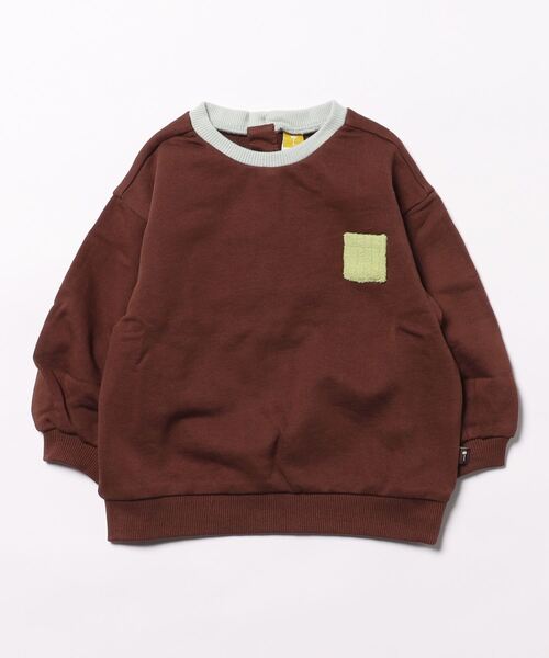 moimoln(モイモルン)の「クリップマスカットツリートップス(スウェット・キッズ・ブラウン/ピンク/アイボリー・90cm/120cm/110cm/100cm)」の17枚目の写真