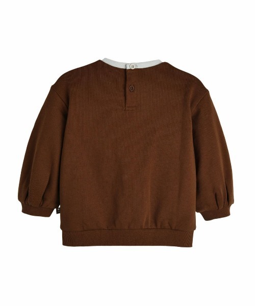 moimoln(モイモルン)の「クリップマスカットツリートップス(スウェット・キッズ・ブラウン/ピンク/アイボリー・90cm/120cm/110cm/100cm)」の12枚目の写真