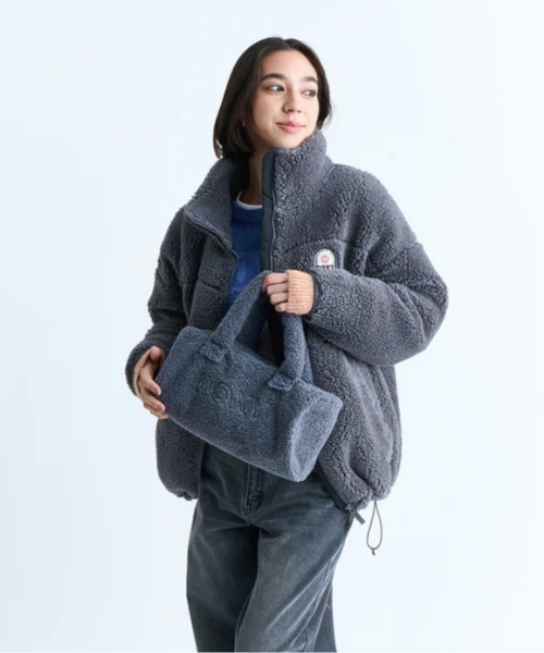 ROXY（ロキシー）の「SPRINGY WINGY DRUM /ロキシーボアミニドラムバッグ（ドラムバッグ・レディース・ピンク/ベージュ/グレー・FREE）」の13枚目の写真