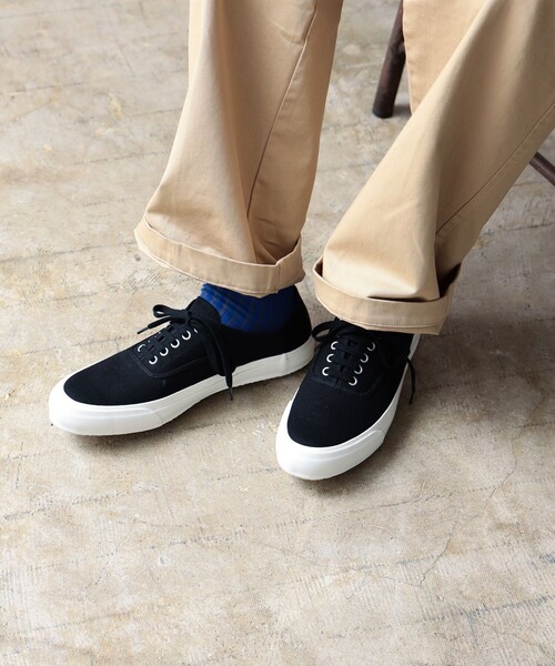 fennica(フェニカ)の「GOOD WEAVER / DOEK SHOE INDUSTRIES OXFORD スニーカー(スニーカー・レディース・ホワイト系その他6/ブラック・24.0cm/25.0cm/26.0cm/27.0cm/28.0cm/23㎝)」の7枚目の写真