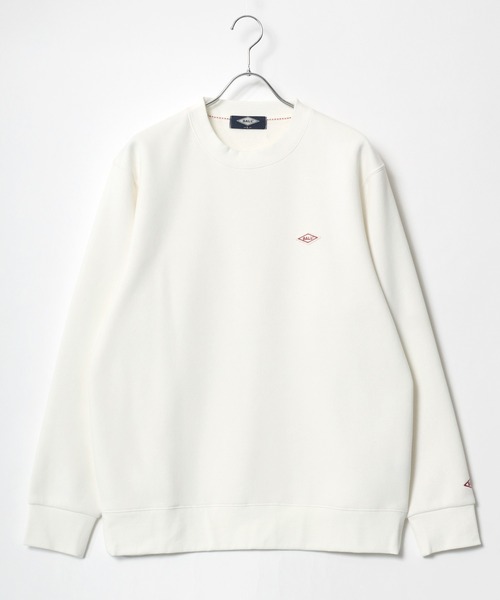 BALL（ボール）の「2025AW BALL/ボール 裏起毛 ワンポイントロゴ ワッペン刺繍 スウェット クルーネックトレーナー レディース メンズ（スウェット・メンズ・サックスブルー/モカ/ネイビー/ブラック/アッシュグレー/グレー/オフホワイト/チャコール・LL/M/L）」の9枚目の写真