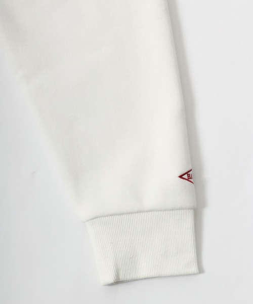 BALL（ボール）の「2025AW BALL/ボール 裏起毛 ワンポイントロゴ ワッペン刺繍 スウェット クルーネックトレーナー レディース メンズ（スウェット・メンズ・サックスブルー/モカ/ネイビー/ブラック/アッシュグレー/グレー/オフホワイト/チャコール・LL/M/L）」の19枚目の写真