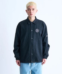 24 COACHES JACKET/DCデニム・オンブレチェックコーチジャケット