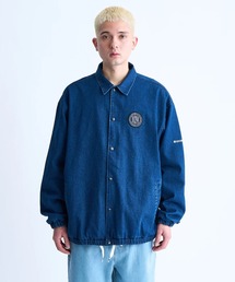 DC SHOES（ディーシーシューズ）の「24 COACHES JACKET/DCデニム・オンブレチェックコーチジャケット（その他アウター）」