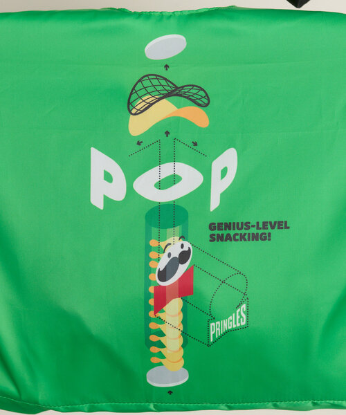 ear PAPILLONNER（イアパピヨネ）の「【プリングルズ×ear】《ミニポーチ付き！》コラボエコバッグ（エコバッグ/サブバッグ・レディース・イエロー/グリーン/レッド・FREE）」の6枚目の写真