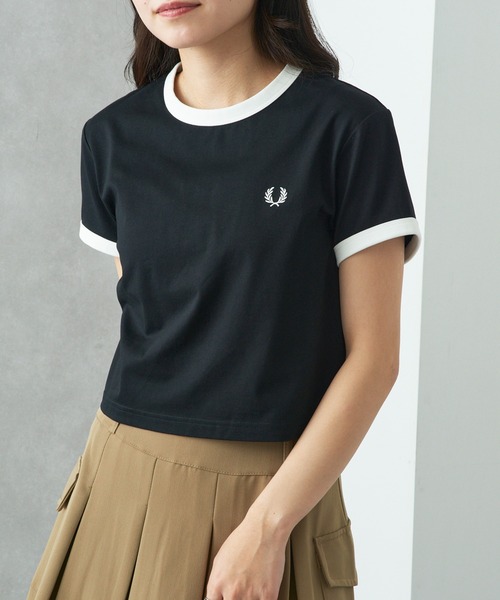 フレッドペリー Tシャツ G9163 楽天市場】フレッドペリー クロップド リンガー Tシャツ
