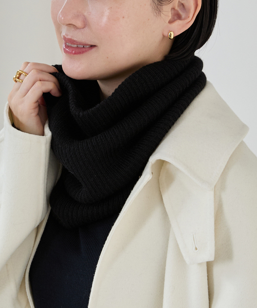 棘ネックウォーマー Black isecai adidas（アディダス） ネックウォーマー 前垂れ 刺繍 ジュニア