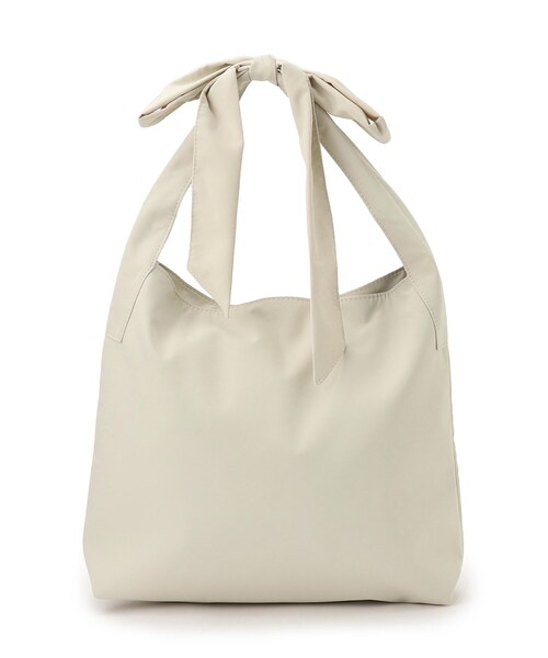 ITS'DEMO（イッツデモ）の「◆【A4対応】リボン付きワンショルトート（トートバッグ・レディース・ブラック系/アイボリー/ブラック/サックスブルー・00）」の13枚目の写真