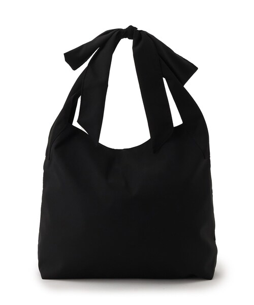 ITS'DEMO（イッツデモ）の「◆【A4対応】リボン付きワンショルトート（トートバッグ・レディース・ブラック系/アイボリー/ブラック/サックスブルー・00）」の14枚目の写真