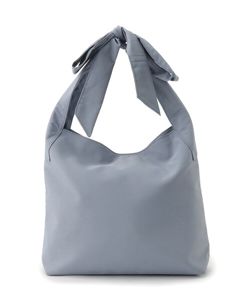 ITS'DEMO（イッツデモ）の「◆【A4対応】リボン付きワンショルトート（トートバッグ・レディース・ブラック系/アイボリー/ブラック/サックスブルー・00）」の15枚目の写真