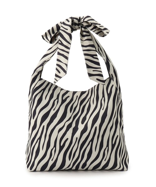 ITS'DEMO（イッツデモ）の「◆【A4対応】リボン付きワンショルトート（トートバッグ・レディース・ブラック系/アイボリー/ブラック/サックスブルー・00）」の16枚目の写真