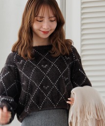 flower | ホリデーリボンニット(ニット/セーター)