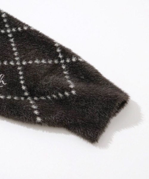 flower（フラワー）の「ホリデーリボンニット（ニット/セーター・レディース・ブラウン/アイボリー/ブルー・FREE）」の13枚目の写真