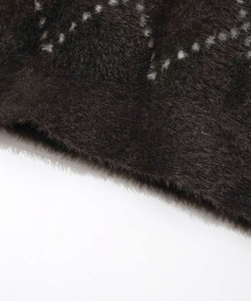 flower（フラワー）の「ホリデーリボンニット（ニット/セーター・レディース・ブラウン/アイボリー/ブルー・FREE）」の14枚目の写真