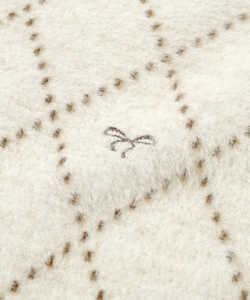 flower（フラワー）の「ホリデーリボンニット（ニット/セーター・レディース・ブラウン/アイボリー/ブルー・FREE）」の22枚目の写真