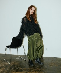 terrace（テラス）の「サス付パンツデザインスカート（サロペット/オーバーオール・レディース）」