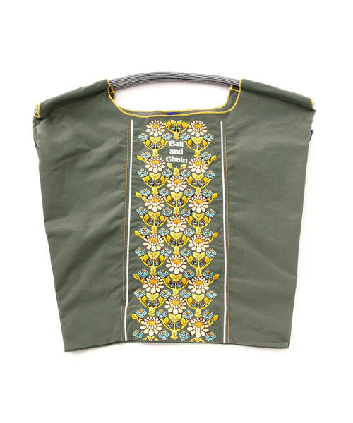 Ball&Chain（ボールアンドチェーン）の「Ball&Chain(ボールアンドチェーン) FLOWER LINE/Mサイズ（エコバッグ/サブバッグ・レディース・ベージュ/チャコールグレー/ブラック・F）」の19枚目の写真