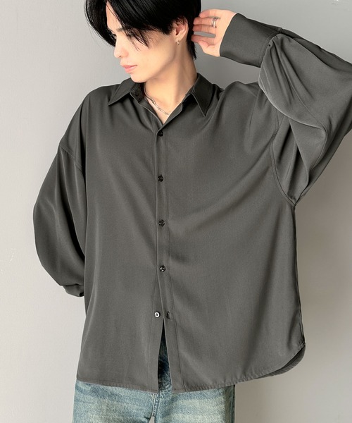 美品♪ドゥーズィエムクラス COTTON星プリントオーバーシャツ 長袖シャツ SHIPS.me シャツ 「ZOZO限定」SHIPS.me: バンドカラープルオーバー
