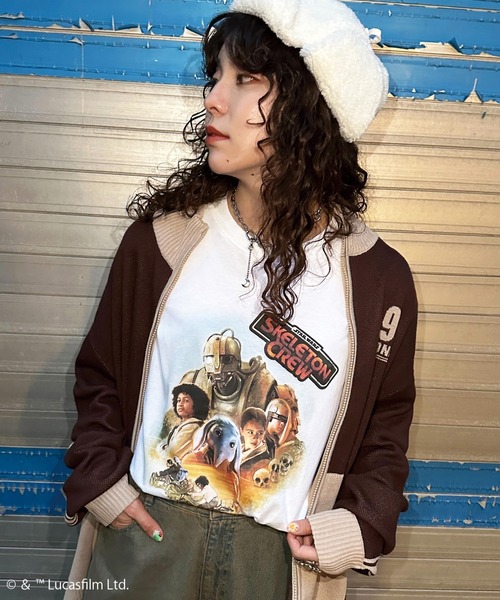 SKELETON CREW】COLLAGE TEE/ユニセックス（Tシャツ/カットソー
