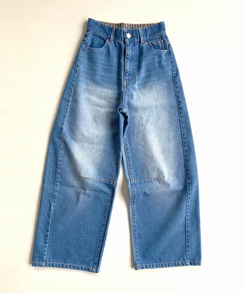 Q（キュー）の「Q girlカーヴィーデニム（デニムパンツ・レディース・ブルー・SMALL/MEDIUM/LARGE）」の6枚目の写真