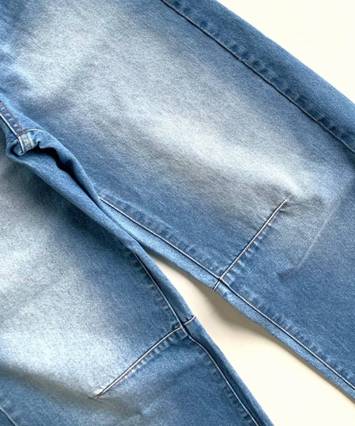 Q（キュー）の「Q girlカーヴィーデニム（デニムパンツ・レディース・ブルー・SMALL/MEDIUM/LARGE）」の3枚目の写真