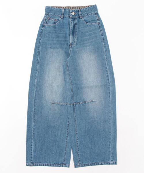 Q（キュー）の「Q girlカーヴィーデニム（デニムパンツ・レディース・ブルー・SMALL/MEDIUM/LARGE）」の20枚目の写真