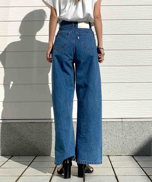 Q（キュー）の「Q girlカーヴィーデニム（デニムパンツ・レディース・ブルー・SMALL/MEDIUM/LARGE）」の21枚目の写真