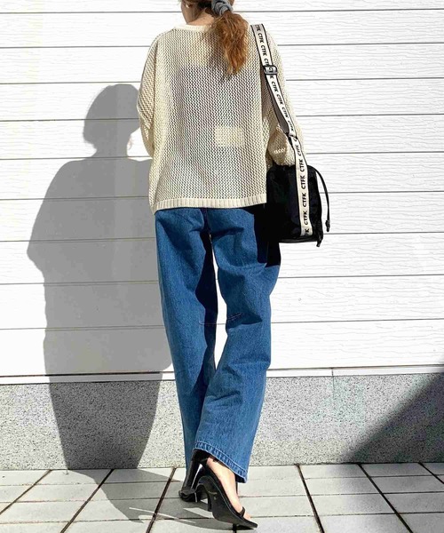 Q（キュー）の「Q girlカーヴィーデニム（デニムパンツ・レディース・ブルー・SMALL/MEDIUM/LARGE）」の16枚目の写真