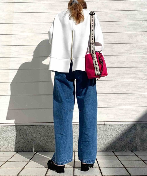 Q（キュー）の「Q girlカーヴィーデニム（デニムパンツ・レディース・ブルー・SMALL/MEDIUM/LARGE）」の12枚目の写真