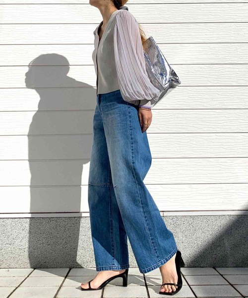 Q（キュー）の「Q girlカーヴィーデニム（デニムパンツ・レディース・ブルー・SMALL/MEDIUM/LARGE）」の11枚目の写真