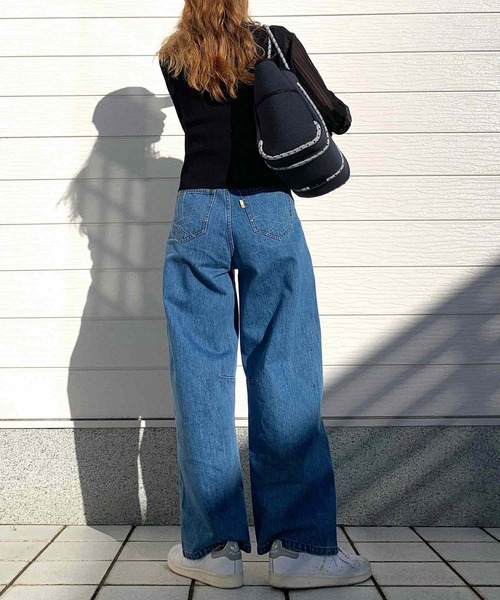 Q（キュー）の「Q girlカーヴィーデニム（デニムパンツ・レディース・ブルー・SMALL/MEDIUM/LARGE）」の7枚目の写真