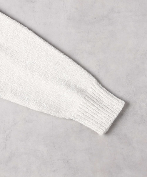 Right-on（ライトオン）の「モールバイカラー クルーネックニット（ニット/セーター・メンズ・ネイビー/ブラウン・M/L/XL）」の6枚目の写真