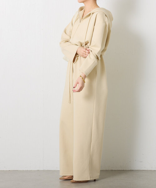 COLLAGE GALLARDAGALANTE(コラージュガリャルダガランテ)の「フーデッドオールインワン(つなぎ/オールインワン・レディース・カーキ/サンドベージュ・FREE)」の8枚目の写真