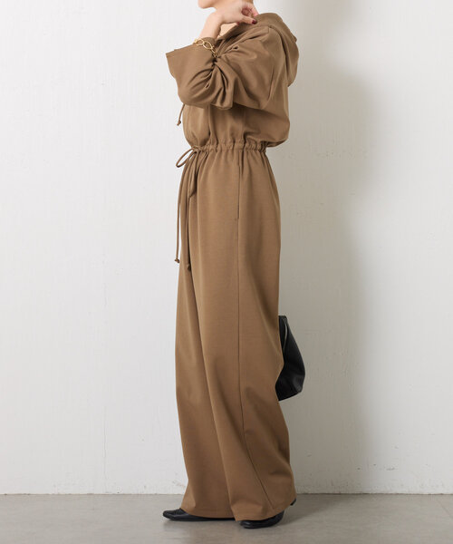 COLLAGE GALLARDAGALANTE(コラージュガリャルダガランテ)の「フーデッドオールインワン(つなぎ/オールインワン・レディース・カーキ/サンドベージュ・FREE)」の18枚目の写真